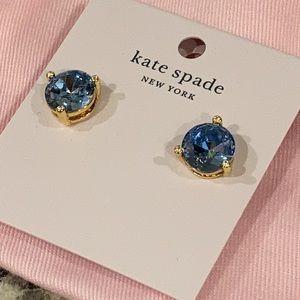 Kate Spade Rise and Shine Blue stud earrings